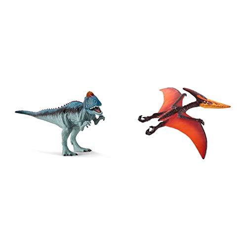 SCHLEICH 15020 Cryolophosaurus, für Kinder ab 5-12 Jahren, Dinosaurs - Spielfigur & 15008 Pteranodon, für Kinder ab 5-12 Jahren, Dinosaurs - Spielfigur SCHLEICH 15020 Cryolophosaurus, für Kinder ab 5-12 Jahren, Dinosaurs - Spielfigur & 15008 Pteranodon, für Kinder ab 5-12 Jahren, Dinosaurs - Spielfigur von SCHLEICH
