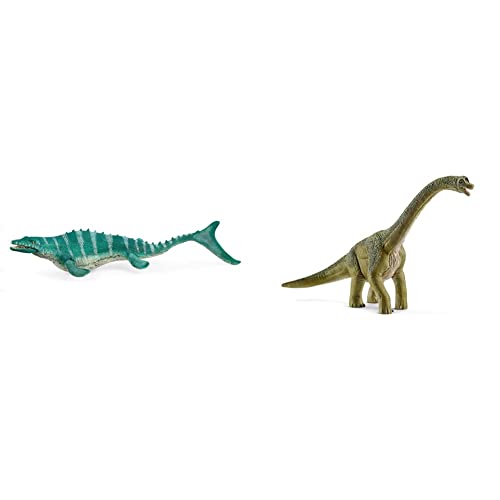 SCHLEICH 15026 Mosasaurus & 14581 Dinosaurs Spielfigur - Brachiosaurus, Spielzeug ab 4 Jahren, 13 x 24.3 x 19 cm SCHLEICH 15026 Mosasaurus & 14581 Dinosaurs Spielfigur - Brachiosaurus, Spielzeug ab 4 Jahren, 13 x 24.3 x 19 cm von SCHLEICH