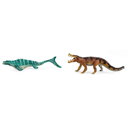 SCHLEICH 15026 Mosasaurus & 15025 Kaprosuchus von SCHLEICH