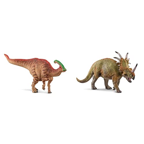 SCHLEICH 15030 Spielfigur -Parasaurolophus Dinosaurs, Mehrfarbig & 15033 Spielfigur -Styracosaurus Dinosaurs, Mehrfarbig SCHLEICH 15030 Spielfigur -Parasaurolophus Dinosaurs, Mehrfarbig & 15033 Spielfigur -Styracosaurus Dinosaurs, Mehrfarbig von SCHLEICH