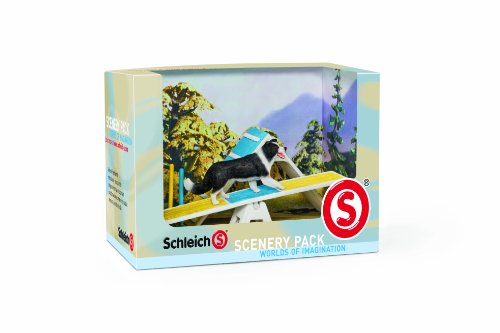 SCHLEICH 41803 - Catalog Scenery Pack Hunde Agility von SCHLEICH