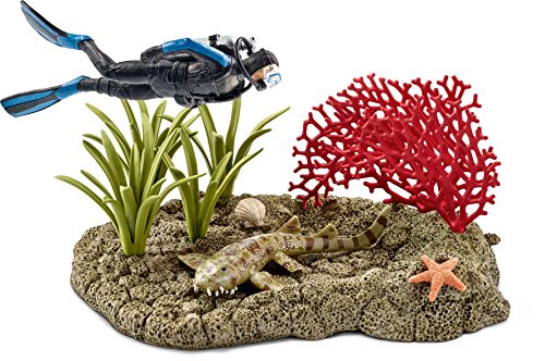 SCHLEICH 42328 - Spielzeugfigur, Taucher im Korallenriff SCHLEICH 42328 - Spielzeugfigur, Taucher im Korallenriff von SCHLEICH