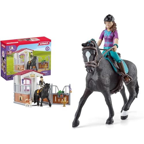 SCHLEICH 42437 Horse Club Pferdebox mit Horse Club Tori & Princess & 42541 Horse Club Lisa und Storm, 10 Teile Spielset Pferde Figur SCHLEICH 42437 Horse Club Pferdebox mit Horse Club Tori & Princess & 42541 Horse Club Lisa und Storm, 10 Teile Spielset Pferde Figur von SCHLEICH