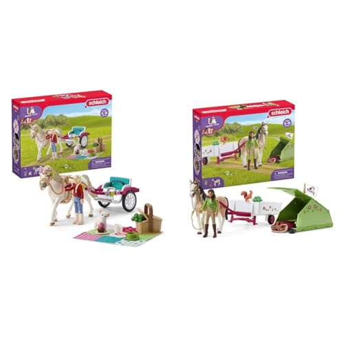 SCHLEICH 42467 Horse Club Kutsche für Pferdeshow & 42533 Horse Club Sarahs Campingausflug SCHLEICH 42467 Horse Club Kutsche für Pferdeshow & 42533 Horse Club Sarahs Campingausflug von SCHLEICH