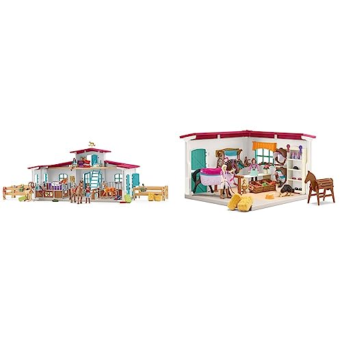 SCHLEICH 42567 Reiterhof, Horse Club - Spielset & 42568 Reitshop zum modularen Reiterhof, für Kinder ab 5-12 Jahren, Horse Club - Spielset SCHLEICH 42567 Reiterhof, Horse Club - Spielset & 42568 Reitshop zum modularen Reiterhof, für Kinder ab 5-12 Jahren, Horse Club - Spielset von SCHLEICH