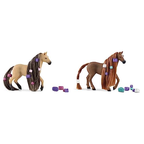 SCHLEICH 42580 Beauty Horse Andalusier Stute, für Kinder ab 4+ Jahren & 42582 Beauty Horse Englisch Vollblut Stute, für Kinder ab 4+ Jahren, Horse Club Sofia's Beauties - Spielset SCHLEICH 42580 Beauty Horse Andalusier Stute, für Kinder ab 4+ Jahren & 42582 Beauty Horse Englisch Vollblut Stute, für Kinder ab 4+ Jahren, Horse Club Sofia's Beauties - Spielset von SCHLEICH