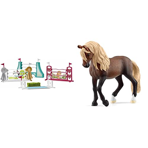 SCHLEICH 42612 Hindernisse Zubehör, für Kinder ab 5-12 Jahren, Horse Club - Zubehör & 13952 Paso Peruano Hengst, für Kinder ab 5-12 Jahren, Horse Club - Spielfigur SCHLEICH 42612 Hindernisse Zubehör, für Kinder ab 5-12 Jahren, Horse Club - Zubehör & 13952 Paso Peruano Hengst, für Kinder ab 5-12 Jahren, Horse Club - Spielfigur von SCHLEICH