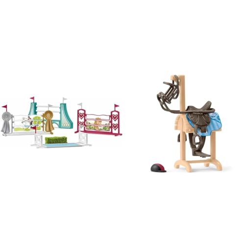 SCHLEICH 42612 Hindernisse Zubehör, für Kinder ab 5-12 Jahren, Horse Club - Zubehör & 42613 Accessoires Pferdetransporter, ab 5 Jahren, Horse Club - Spiel-Zubehör, 9 x 5 x 14 cm SCHLEICH 42612 Hindernisse Zubehör, für Kinder ab 5-12 Jahren, Horse Club - Zubehör & 42613 Accessoires Pferdetransporter, ab 5 Jahren, Horse Club - Spiel-Zubehör, 9 x 5 x 14 cm von SCHLEICH