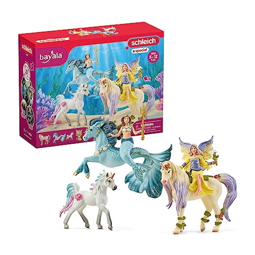 schleich BAYALA | BAYALA Starter Set 72178 | Set inkl. Fee, Einhorn, Meerjungfrau, Pferd, & Meereseinhorn | tolles Geschenk für Kinder | Spielfigur ab 5 Jahren | 7 Teile | exklusiv bei Amazon schleich BAYALA | BAYALA Starter Set 72178 | Set inkl. Fee, Einhorn, Meerjungfrau, Pferd, & Meereseinhorn | tolles Geschenk für Kinder | Spielfigur ab 5 Jahren | 7 Teile | exklusiv bei Amazon von SCHLEICH