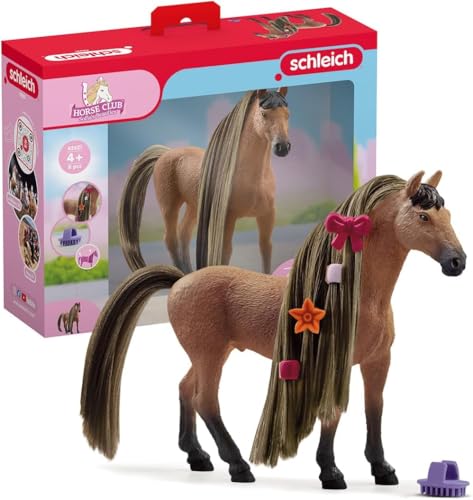 schleich HORSE CLUB 42621 Sofia's Beauties Akhal Teke Hengst Pferde Styling Spielset - 8-Teiliges Spielset Pferd mit Mähne und Accessoires, Pferde Spielzeug ab 4 Jahren schleich HORSE CLUB 42621 Sofia's Beauties Akhal Teke Hengst Pferde Styling Spielset - 8-Teiliges Spielset Pferd mit Mähne und Accessoires, Pferde Spielzeug ab 4 Jahren von SCHLEICH