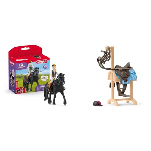 SCHLEICH 42640 Horse Club Tori & Princess, ab 5 Jahren, Horse Club - Spielset, 11 Teile & 42613 Accessoires Pferdetransporter, ab 5 Jahren, Horse Club - Spiel-Zubehör, 9 x 5 x 14 cm SCHLEICH 42640 Horse Club Tori & Princess, ab 5 Jahren, Horse Club - Spielset, 11 Teile & 42613 Accessoires Pferdetransporter, ab 5 Jahren, Horse Club - Spiel-Zubehör, 9 x 5 x 14 cm von SCHLEICH