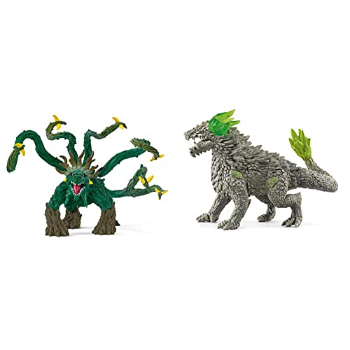 SCHLEICH 70144 Dschungel Ungeheuer Eldrador Creatures,11 x 15.1 x 18 cm & 70149 spielfigur - Steindrache SCHLEICH 70144 Dschungel Ungeheuer Eldrador Creatures,11 x 15.1 x 18 cm & 70149 spielfigur - Steindrache von SCHLEICH