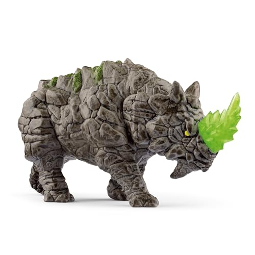 schleich ELDRADOR CREATURES 70157 Kampfrhino - Fantasy Monster Actionfigur mit Realistischen Details - Gefährliches Monster Nashorn mit Beweglichem Kopf, Figuren ab 7 Jahren schleich ELDRADOR CREATURES 70157 Kampfrhino - Fantasy Monster Actionfigur mit Realistischen Details - Gefährliches Monster Nashorn mit Beweglichem Kopf, Figuren ab 7 Jahren von SCHLEICH