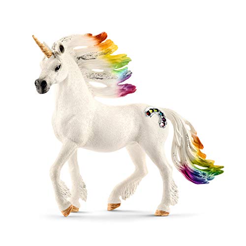 schleich BAYALA | Regenbogeneinhorn Hengst 70523 | detailgetreue Sammelfigur | tolles Geschenk für Mädchen und Jungen | Spielfigur ab 5 Jahren |‎ 15 x 9 x 18 cm | exklusiv bei Amazon von SCHLEICH