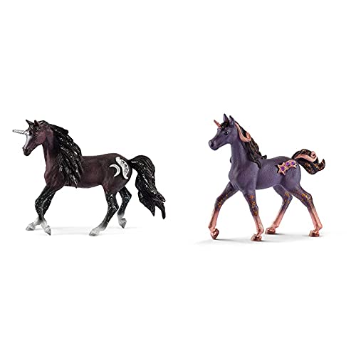 SCHLEICH 70578 - Mond-Einhorn, Hengst & 70580 - Sternschnuppen-Einhorn, Fohlen SCHLEICH 70578 - Mond-Einhorn, Hengst & 70580 - Sternschnuppen-Einhorn, Fohlen von SCHLEICH