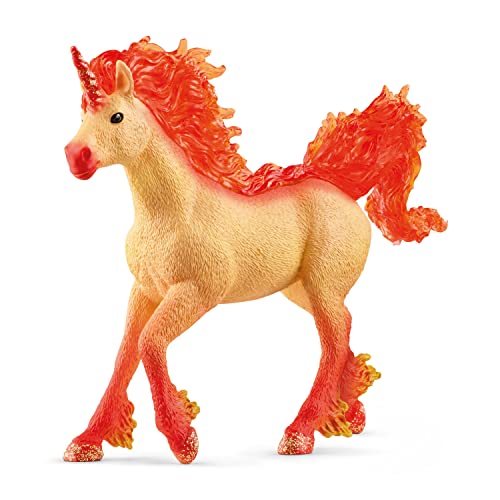 schleich BAYALA 70756 Elementa Feuereinhorn Hengst - Einhorn - Einhorn mit Flügel, Transparente Mähne und Schweif - Teil der Figuren Welt - Einhorn Spielzeug ab 5 Jahren schleich BAYALA 70756 Elementa Feuereinhorn Hengst - Einhorn - Einhorn mit Flügel, Transparente Mähne und Schweif - Teil der Figuren Welt - Einhorn Spielzeug ab 5 Jahren von SCHLEICH