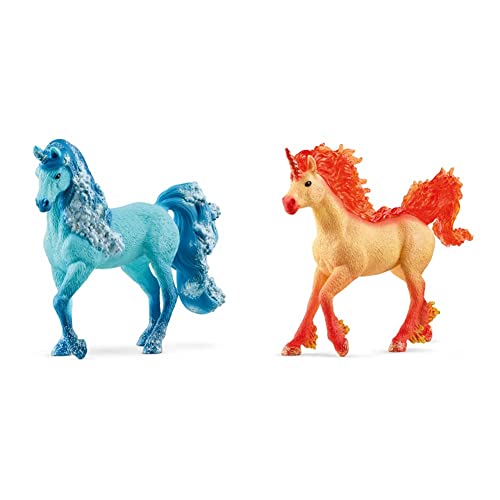 SCHLEICH 70757 Elementa Wassereinhorn Stute, für Kinder ab 5-12 Jahren, BAYALA - Spielfigur & 70756 Elementa Feuereinhorn Hengst, für Kinder ab 5-12 Jahren, BAYALA - Spielfigur SCHLEICH 70757 Elementa Wassereinhorn Stute, für Kinder ab 5-12 Jahren, BAYALA - Spielfigur & 70756 Elementa Feuereinhorn Hengst, für Kinder ab 5-12 Jahren, BAYALA - Spielfigur von SCHLEICH