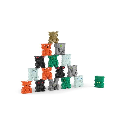 SCHLEICH 81352 – Mini Creatures Serie 5 – Komplettset mit 16 Figuren – Originalverpackt im Blind Bag – Eldrador Sammelfiguren ab 7 Jahren von SCHLEICH