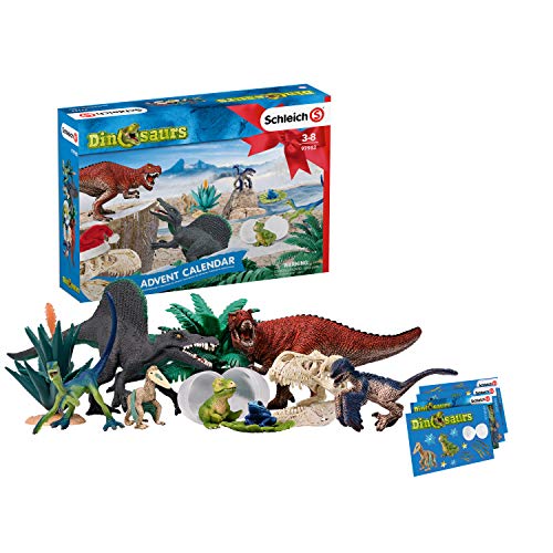 SCHLEICH 97982 Adventskalender - Adventskalender Dinosaurs 2019 (Dinosaurs) von SCHLEICH