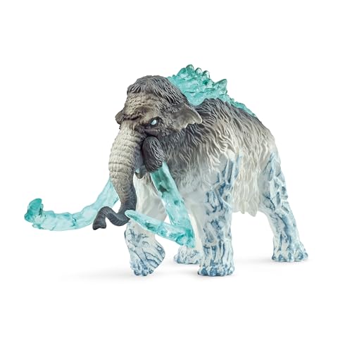 SCHLEICH ELDRADOR Creatures | Frostmammut 70829 | ELDRADOR Monster Spielfigur mit beweglichen Stoßzähnen | tolles Geschenk für Mädchen und Jungen | Spielzeug ab 7 Jahren | 9 x 16 x 11 cm von SCHLEICH