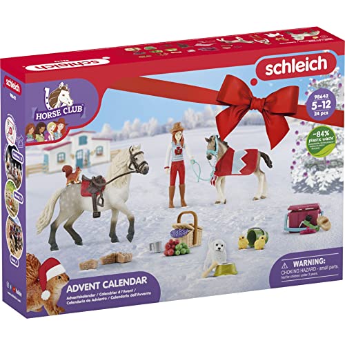 SCHLEICH Horse Club Adventskalender 2022 met 24 Vensters 98642 von SCHLEICH