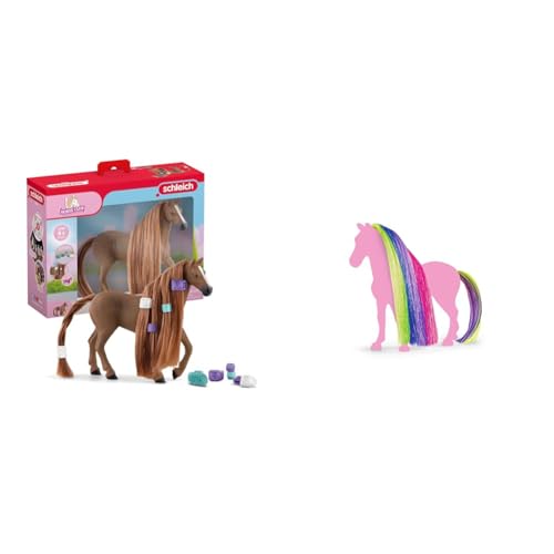 SCHLEICH Horse Club Sofia's Beauties 42582 Englisch Vollblut Stute Spielset & 42654 Haare Beauty Horses Rainbow, ab 4 Jahren, Horse Club Sofia's Beauties - Spiel-Zubehör, 2 Teile SCHLEICH Horse Club Sofia's Beauties 42582 Englisch Vollblut Stute Spielset & 42654 Haare Beauty Horses Rainbow, ab 4 Jahren, Horse Club Sofia's Beauties - Spiel-Zubehör, 2 Teile von SCHLEICH