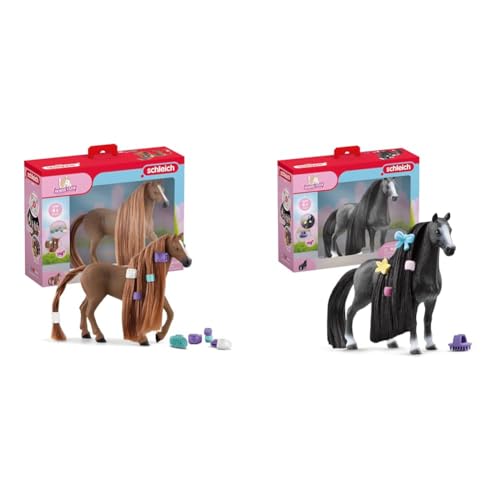 SCHLEICH Horse Club Sofia's Beauties 42582 Englisch Vollblut Stute Spielset & Horse Club 42620 Sofia's Beauties Quarter Horse Stute Styling Set SCHLEICH Horse Club Sofia's Beauties 42582 Englisch Vollblut Stute Spielset & Horse Club 42620 Sofia's Beauties Quarter Horse Stute Styling Set von SCHLEICH