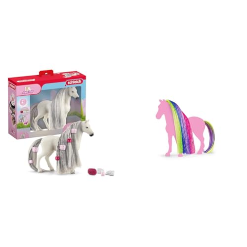 SCHLEICH Horse Club Sofia's Beauties 42583 Quarter Horse Stute Spielset & 42654 Haare Beauty Horses Rainbow, ab 4 Jahren, Horse Club Sofia's Beauties - Spiel-Zubehör, 2 Teile SCHLEICH Horse Club Sofia's Beauties 42583 Quarter Horse Stute Spielset & 42654 Haare Beauty Horses Rainbow, ab 4 Jahren, Horse Club Sofia's Beauties - Spiel-Zubehör, 2 Teile von SCHLEICH