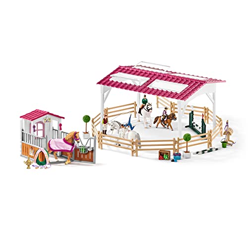 SCHLEICH SLH72118 Horse Club - Reitschule+Zubehör+Pferd von SCHLEICH