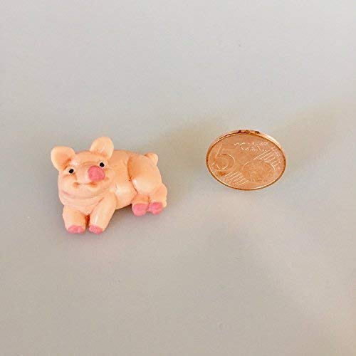 SCHLEICH Schwein seitlich sitzend Die Kleinen Glücksschwein Vintage Classic 10973 von SCHLEICH