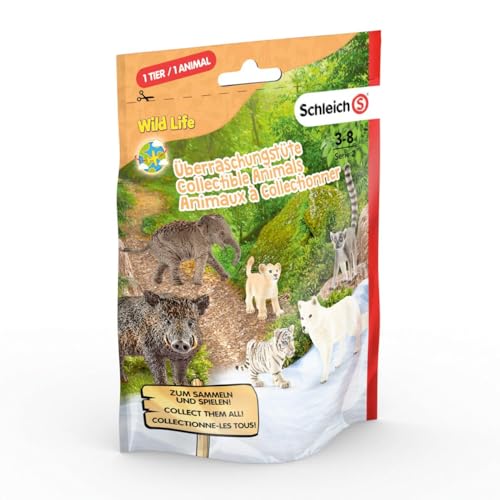 SCHLEICH Überraschungstüte inkl. Tieren, Verschiedene Desings (Wild Life - Serie 2 klein) von SCHLEICH