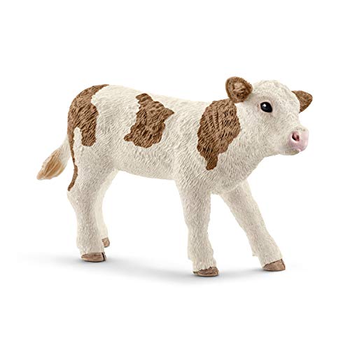 schleich 13802 Fleckvieh Kalb, für Kinder ab 3+ Jahren, FARM WORLD - Spielfigur schleich 13802 Fleckvieh Kalb, für Kinder ab 3+ Jahren, FARM WORLD - Spielfigur von SCHLEICH