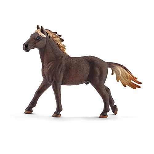 schleich 13805 Mustang Hengst, für Kinder ab 3+ Jahren, FARM WORLD - Spielfigur von SCHLEICH