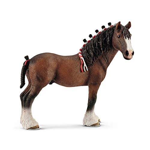 schleich 13808 Clydesdale Wallach, für Kinder ab 3+ Jahren, FARM WORLD - Spielfigur schleich 13808 Clydesdale Wallach, für Kinder ab 3+ Jahren, FARM WORLD - Spielfigur von SCHLEICH
