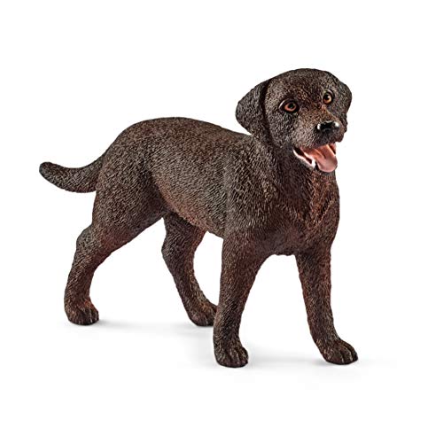 schleich 13834 Labrador Retriever Hündin, für Kinder ab 3+ Jahren, FARM WORLD - Spielfigur, Brown von SCHLEICH