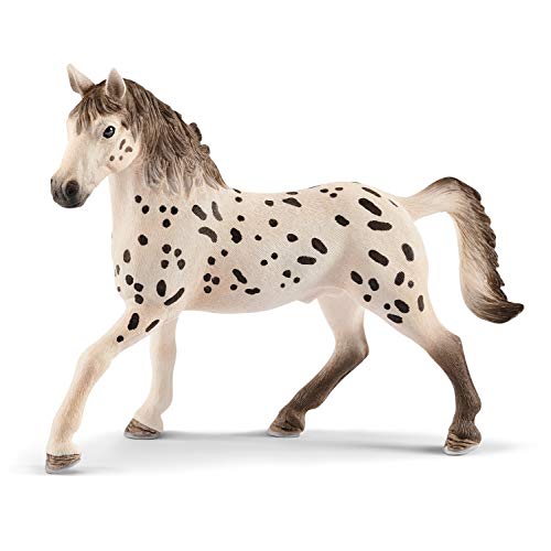 schleich 13889 Knabstrupper Hengst, für Kinder ab 5-12 Jahren, HORSE CLUB - Spielfigur von SCHLEICH