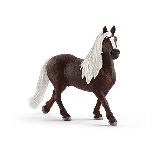 schleich 13897 Schwarzwälder Hengst, für Kinder ab 3+ Jahren, FARM WORLD - Spielfigur von SCHLEICH
