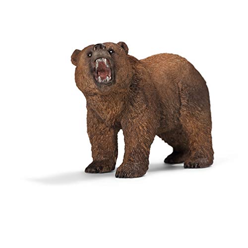 SCHLEICH WILD Life | Grizzlybär 14685 | detailgetreue Tierfiguren | Zoo Spielzeug Jungen und Mädchen | Deko für Geburtstag | Spielfigur ab 3 Jahren | 11 x 5 x 7 cm SCHLEICH WILD Life | Grizzlybär 14685 | detailgetreue Tierfiguren | Zoo Spielzeug Jungen und Mädchen | Deko für Geburtstag | Spielfigur ab 3 Jahren | 11 x 5 x 7 cm von SCHLEICH