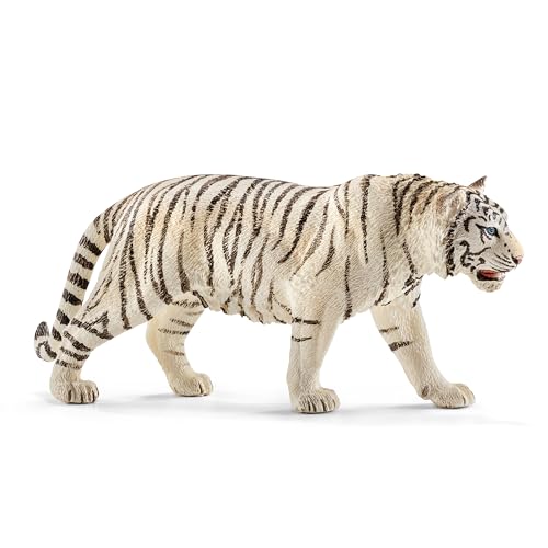 schleich WILD LIFE | Tiger weiß 14731 | detailgetreue Tierfiguren | Zoo Spielzeug | tolles Geschenk für Jungen und Mädchen | Deko für Geburtstag | Spielfigur ab 3 Jahren | 13 x 3 x 6 cm schleich WILD LIFE | Tiger weiß 14731 | detailgetreue Tierfiguren | Zoo Spielzeug | tolles Geschenk für Jungen und Mädchen | Deko für Geburtstag | Spielfigur ab 3 Jahren | 13 x 3 x 6 cm von SCHLEICH