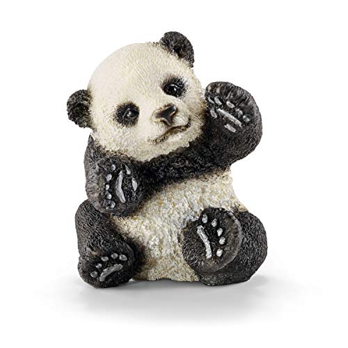 schleich 14734 Panda Junges, spielend, für Kinder ab 3+ Jahren, WILD LIFE - Spielfigur von SCHLEICH
