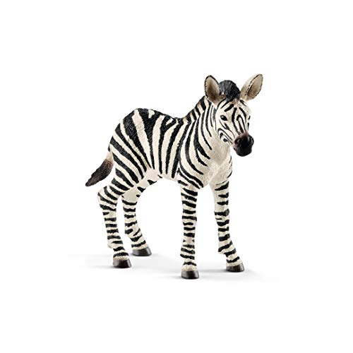 schleich 14811 Zebra Fohlen, für Kinder ab 3+ Jahren, WILD LIFE - Spielfigur von SCHLEICH