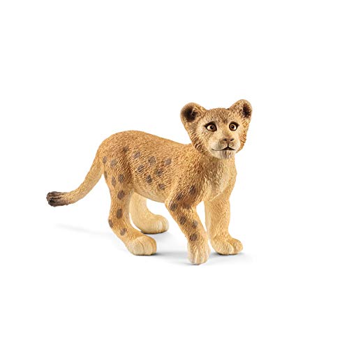 SCHLEICH WILD Life | Löwenjunges 14813 | detailgetreue Tierfiguren | Zoo Spielzeug Jungen und Mädchen | Deko für Geburtstag | Spielfigur ab 3 Jahren | 8 x 3 x 4 cm von SCHLEICH