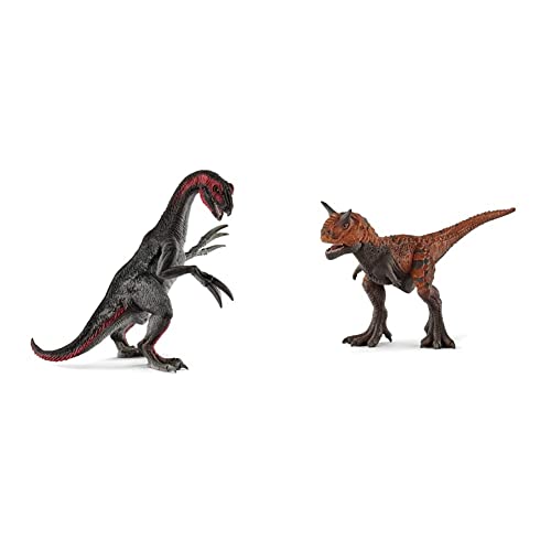 SCHLEICH 15003 Dinosaurs Spielfigur - Therizinosaurus, Spielzeug ab 4 Jahren & 14586 Dinosaurs Spielfigur - Carnotaurus, Spielzeug ab 4 Jahren, Bunt von SCHLEICH