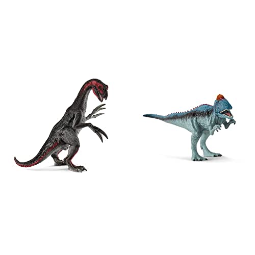 SCHLEICH 15003 Dinosaurs Spielfigur - Therizinosaurus, Spielzeug ab 4 Jahren & 15020 Dinosaurs Spielfigur - Cryolophosaurus, Spielzeug ab 4 Jahren von SCHLEICH
