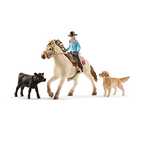 Schleich 42419 Farm World Spielset - Westernreiten, Spielzeug ab 3 Jahren, Unique Schleich 42419 Farm World Spielset - Westernreiten, Spielzeug ab 3 Jahren, Unique von SCHLEICH