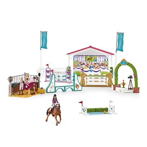 schleich 42440 Freundschaftsturnier, für Kinder ab 5-12 Jahren, HORSE CLUB - Spielset von SCHLEICH