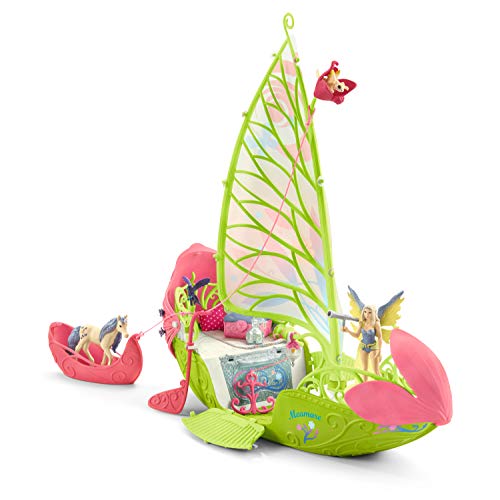schleich 42444 BAYALA Seras magisches Blütenboot, 40 Teile Spielset mit Einhorn Figur, Elfe und Schatzkiste, Spielzeug für Kinder ab 5 Jahren schleich 42444 BAYALA Seras magisches Blütenboot, 40 Teile Spielset mit Einhorn Figur, Elfe und Schatzkiste, Spielzeug für Kinder ab 5 Jahren von SCHLEICH