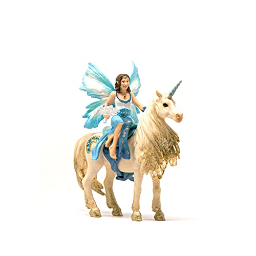 Schleich 42508 Eyela Riding on Golden Unicorn Bayala, 16 x 19 x 25.5 cm Schleich 42508 Eyela Riding on Golden Unicorn Bayala, 16 x 19 x 25.5 cm von SCHLEICH
