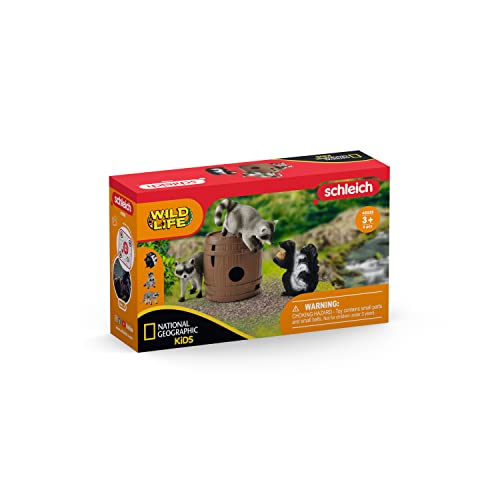 schleich 42532 Spielspaß um die Nuss (NatGeo), für Kinder ab 3+ Jahren, WILD LIFE - Spielset von SCHLEICH