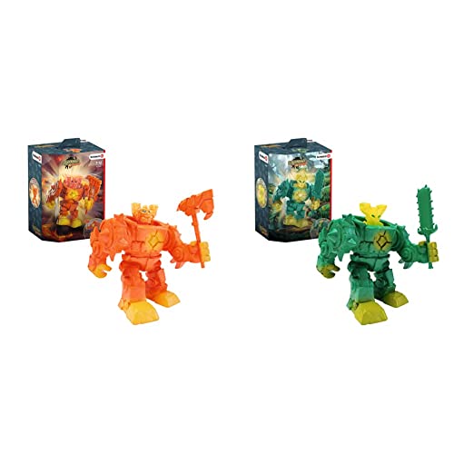 Schleich 42545 Spielfigur - Eldrador Mini Creatures Lava-Roboter (Eldrador® Creatures) & 42548 Spielfigur - Eldrador Mini Creatures Dschungel-Roboter (Eldrador Creatures), Mix von SCHLEICH